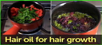 How to make hibiscus oil which helps in hair growth?